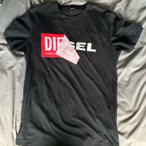Diesel Logo T Shirt Size M